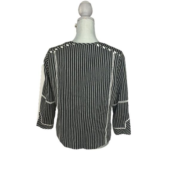 Rafaella Textured Knit Open Jacket Sz M - Picture 3 of 4